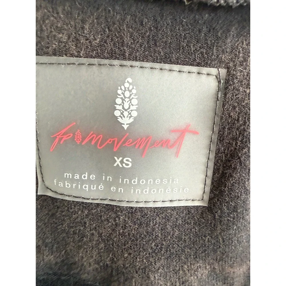 FP Movement Hot Shot XS Washed Black Slouchy Dropped Jumpsuit oversized - Picture 5 of 9